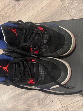 Jordan Kids Black/Red/Blue Retro Sneakers